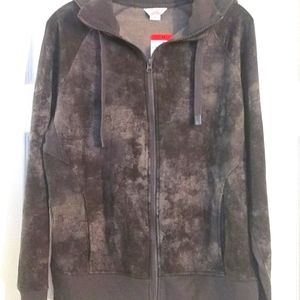 NWT Danskin Grey Full Zip Hoodie